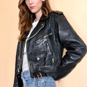 Vintage Genuine Leather Jacket